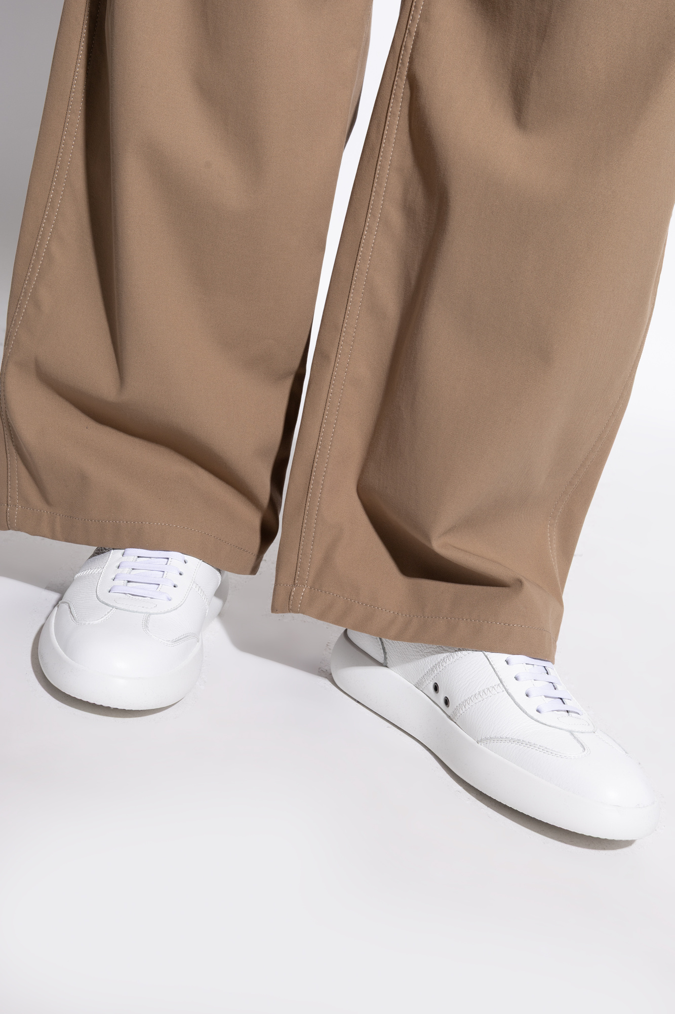 スニーカー BRIONI Men Sneakers QHLW0LPA701 9090 White White Olympia sports shoes Brioni - Vitkac AS